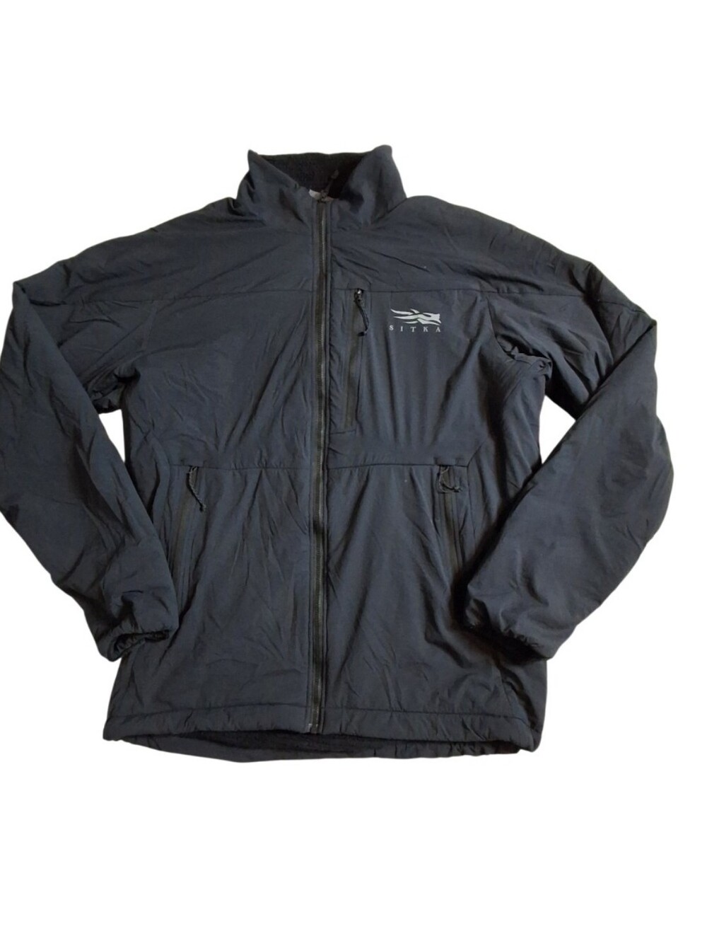 Sitka Men’s Ambient Jacket Black Size Large Lightweight Hunting Jacket